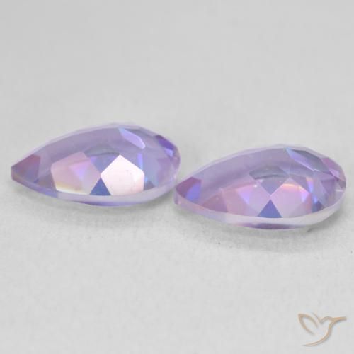 Pedras preciosas de Quartzo Místico Multicolorido natural de 3.45 ct, Formato de pêra, VVS-VS