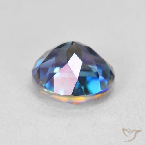 Quartzo Místico Multicolorido Natural 2.00ct, Redondo, VVS