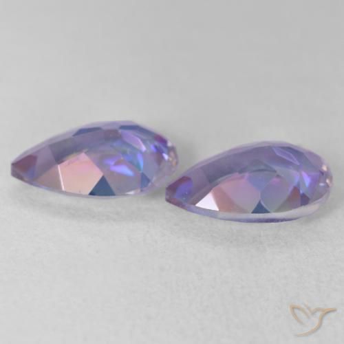 Pedras preciosas de Quartzo Místico Multicolorido natural de 3.32 ct, Formato de pêra, VVS-VS