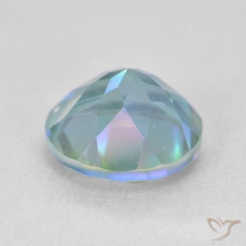 Quartzo Místico Multicolorido Natural 3.65ct, Redondo, VVS