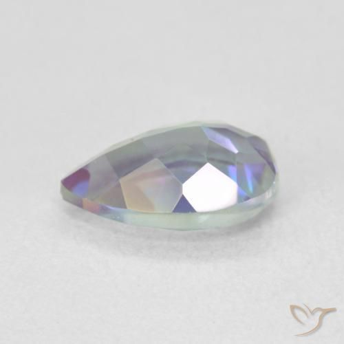 Quartzo Místico Multicolorido Natural 1.78ct, Formato de pêra, VS