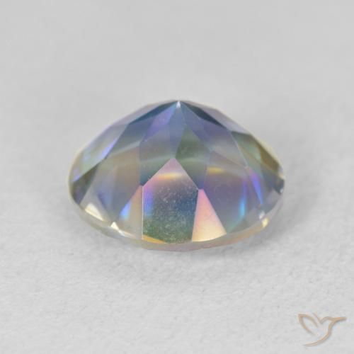 Quartzo Místico Multicolorido Natural 3.33ct, Redondo, VVS-VS