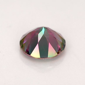 Topázio Místico Multicolorido Natural 2.22ct, Corte Redondo, VVS-VS