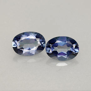 Pedras preciosas de topázio místico azul natural de  ct, corte oval, VVS-VS
