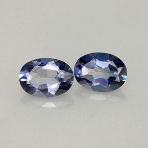 Pedras preciosas de topázio místico azul natural de  ct, corte oval, VVS-VS