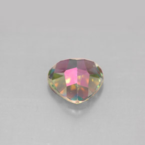 Topázio místico multicolorido natural 1,62ct, trillion, VS