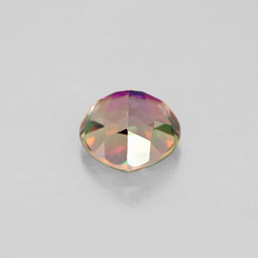 Topázio místico multicolorido natural 1,63ct, trillion, VS