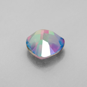 Topázio místico multicolorido natural 2,32ct, trillion, VS