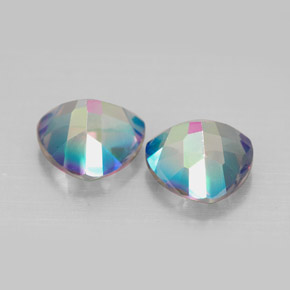 Pedras preciosas de Topázio Místico Top Rainbow natural de  ct, Trilhão, VVS-VS