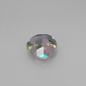 Topázio místico multicolorido natural 1,71ct, trillion, VVS