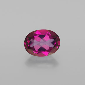 Topázio Místico Rosa Arroxeado Natural 1.47ct, Corte Oval, VVS-VS