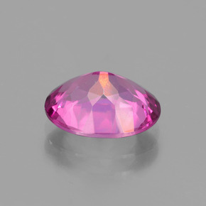 Topázio místico rosa natural 3,10ct, corte oval, VVS-VS