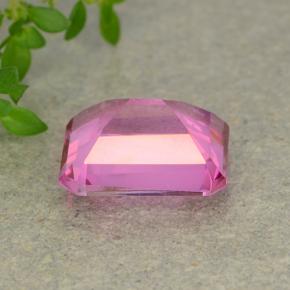 Topázio Místico Rosa escuro Natural 3,74ct, Corte Esmeralda, VVS