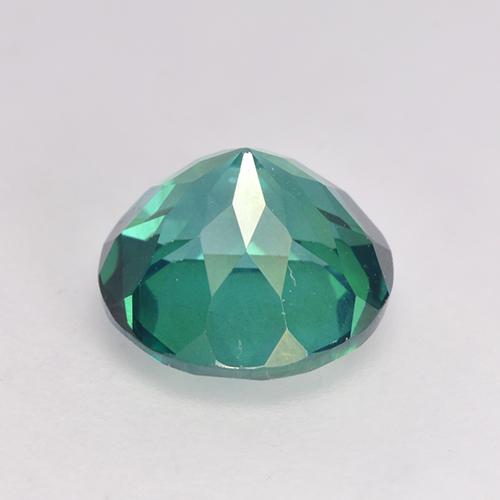 Topázio Místico Verde azulado Natural 2.58ct, Corte Redondo, VS
