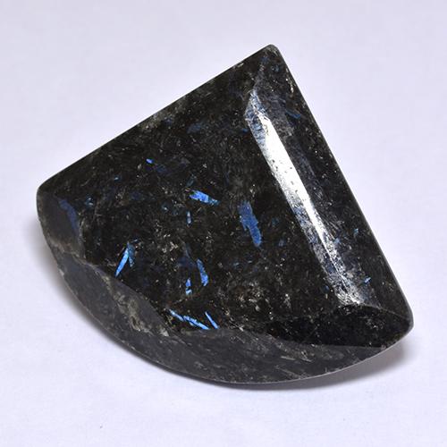 Nuummite Preto Natural 25.81ct, Forma extravagante, Opaco