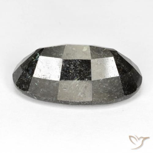 Nuummite Preto Natural 19.24ct, oval, Opaco