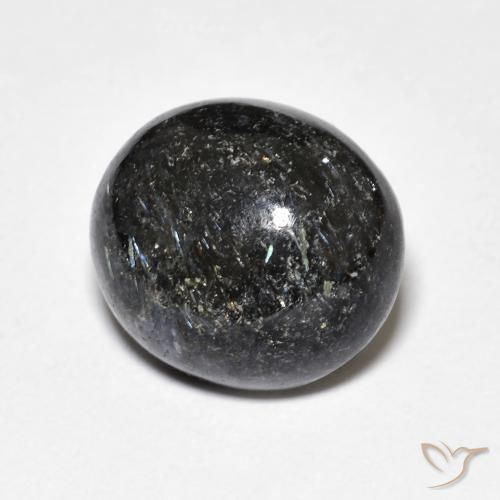 Nuummite Preto Natural 8.16ct, oval, Opaco