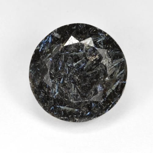 Nuummita multicolorido natural 19,72ct, corte redondo, opaco