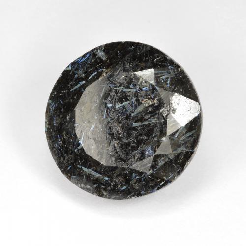 Nuummita multicolorido natural 19,72ct, corte redondo, opaco