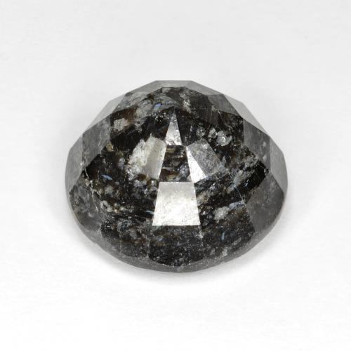 Nuummita multicolorido natural 19,72ct, corte redondo, opaco