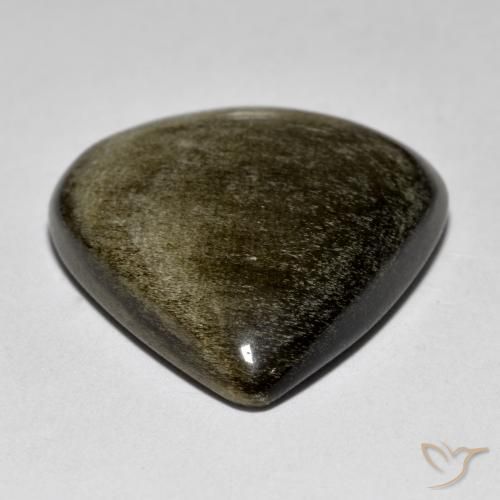 Obsidiana Multicolorido Natural 22.72ct, Formato de pêra, Opaco