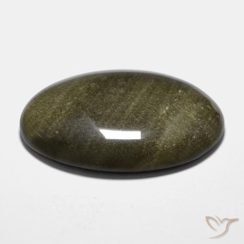 Obsidiana Multicolorido Natural 32.49ct, oval, Opaco
