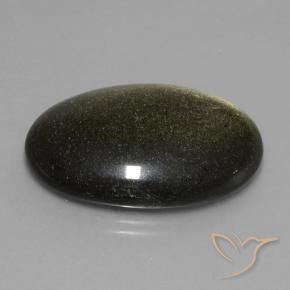Obsidiana Multicolorido Natural 31.66ct, oval, Opaco
