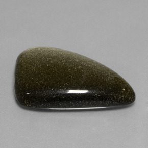 Obsidiana ouro natural 31,36ct, forma extravagante, opaco