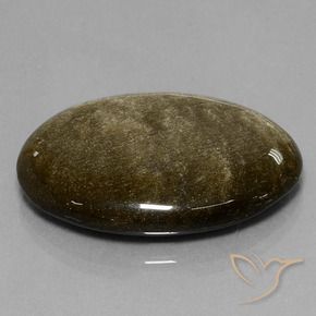 Obsidiana Preto com brilho dourado Natural 30.70ct, oval, Opaco