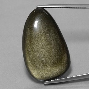 Obsidiana preto natural 26,38ct, forma extravagante, opaco