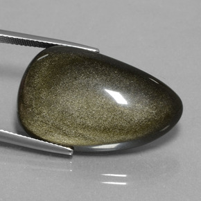 Obsidiana preto natural 26,38ct, forma extravagante, opaco