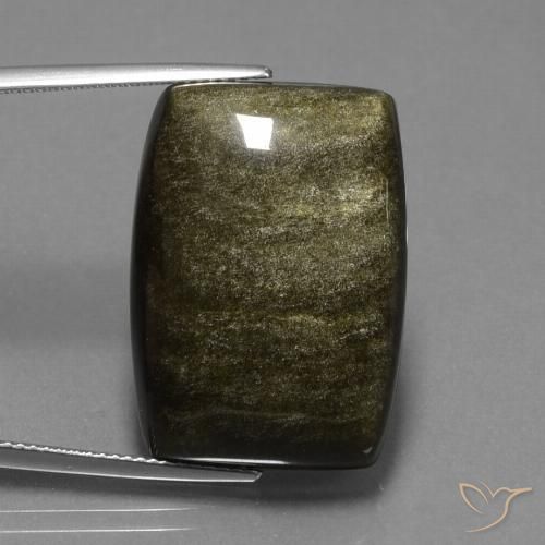 33.08ct Natural marrom escuro Obsidiana, Chique, Opaco