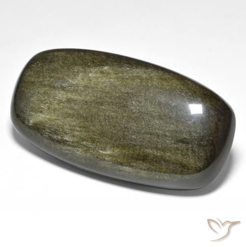 Obsidiana Multicolorido Natural 57.10ct, Almofada, Opaco