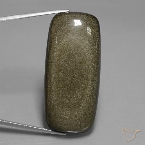 71.31ct Natural Multicolorido Obsidiana, Almofada, Opaco