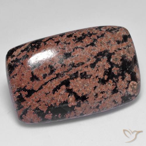 Obsidiana multicolorido natural 25,37ct, almofada cortada, opaco