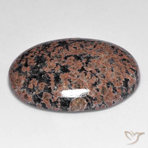 Obsidiana Multicolorido Natural 19.92ct, oval, Opaco