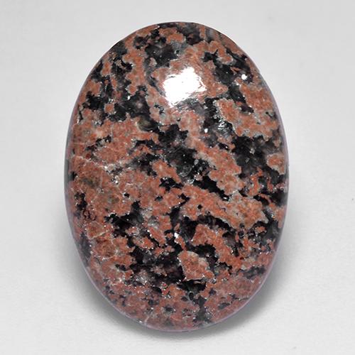 Obsidiana multicolorido natural 7,69ct, corte oval, opaco