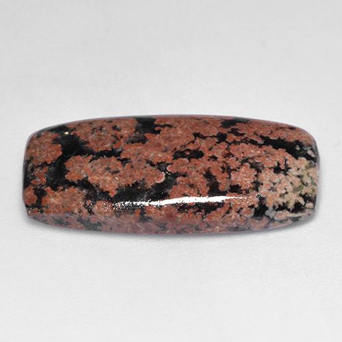 Obsidiana multicolorido natural 8,20ct, almofada cortada, opaco