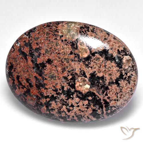 Obsidiana Multicolorido Natural 24.87ct, oval, Opaco