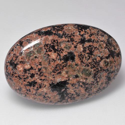 Obsidiana multicolorido natural 25,01ct, corte oval, opaco