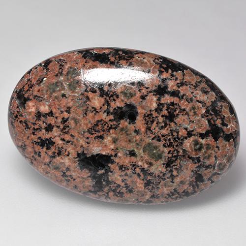 Obsidiana multicolorido natural 25,01ct, corte oval, opaco