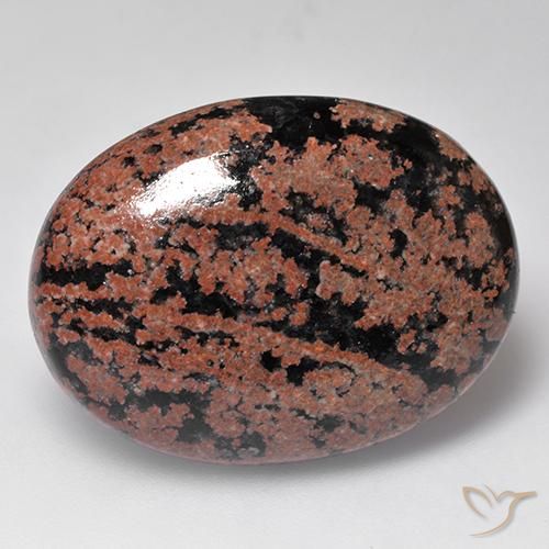 28.27ct Natural Multicolorido Obsidiana, oval, Opaco