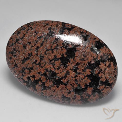 Obsidiana Multicolorido Natural 32.65ct, oval, Opaco