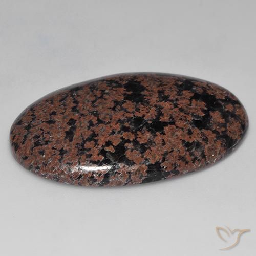 Obsidiana Multicolorido Natural 32.65ct, oval, Opaco