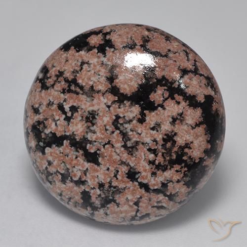 Obsidiana Multicolorido Natural 20.50ct, Redondo, Opaco