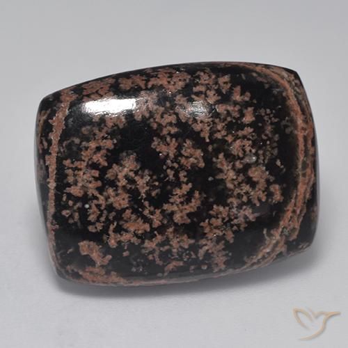 Obsidiana Multicolorido Natural 19.55ct, Almofada, Opaco