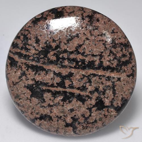 31.00ct Natural Multicolorido Obsidiana, Redondo, Opaco