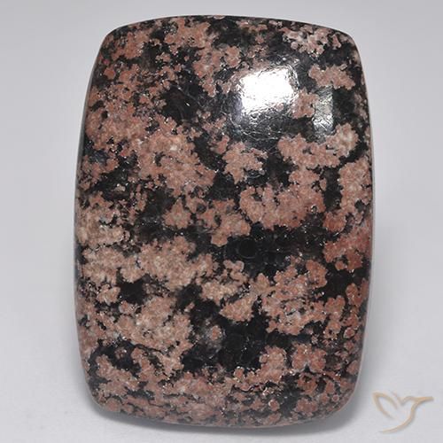 Obsidiana Multicolorido Natural 27.42ct, Almofada, Opaco
