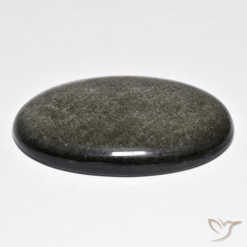 Obsidiana Cinza claro Natural 31.03ct, oval, Opaco