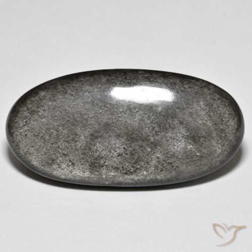 Obsidiana Cinza claro Natural 33.09ct, oval, Opaco